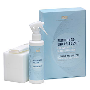 Reinigungs- und Pflegeset f�r Glasoberfl�chen