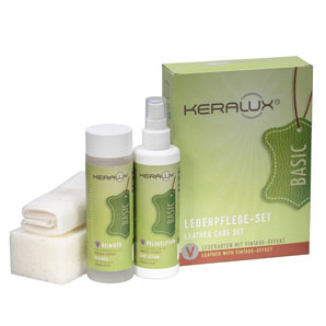 KERALUX� Lederpflege-Set V f�r Lederarten mit Vintage-Effekt 