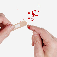 Blut, Eiweissflecken