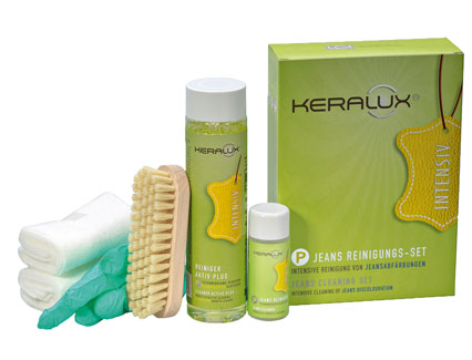 KERALUX� Jeans Reinigungs-Set