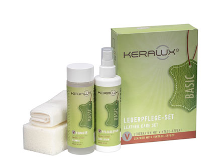 KERALUX� Lederpflege-Set V f�r Lederarten mit Vintage-Effekt 