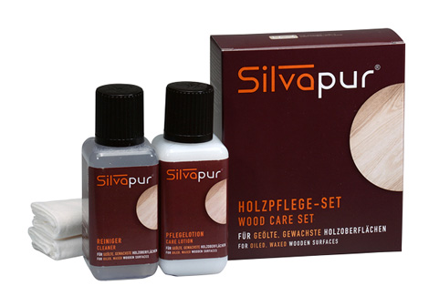 SILVAPUR� Holzpflege-Set f�r ge�lte, gewachste Holzoberfl�chen