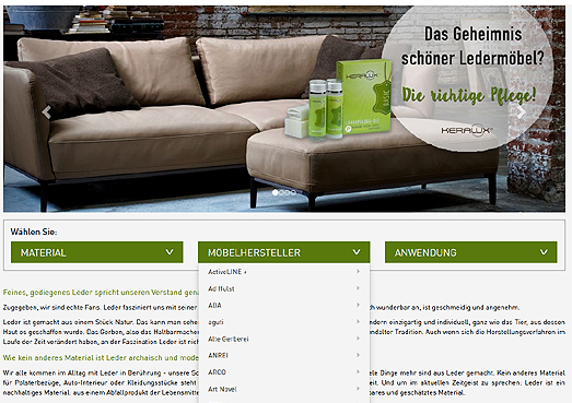 Der Produktefinder