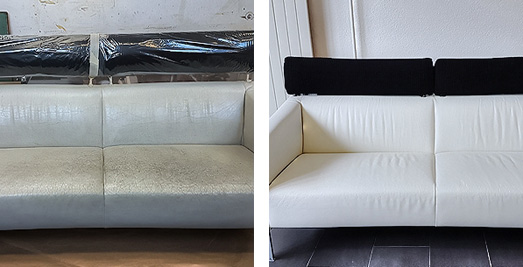 Lederauffrischen / färben / pflegen / reparieren